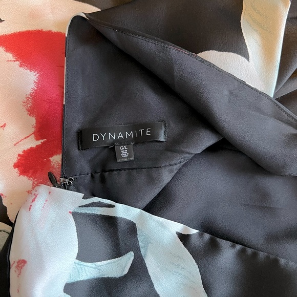 DYNAMITE Satin Dress - Picture 4 of 4